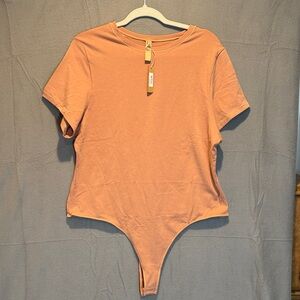 SKIMS Apricot Short Sleeve Top